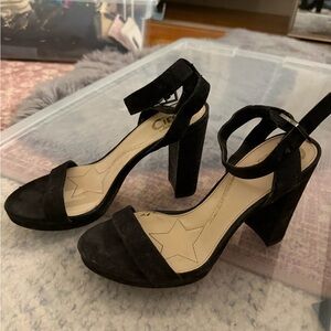 Circus by Sam Edelman Black Suede Heels